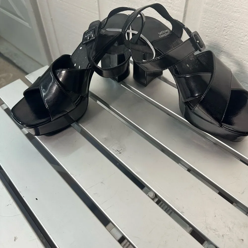 Jeffrey Campbell  Women's Amma Black Size 10 NWOT